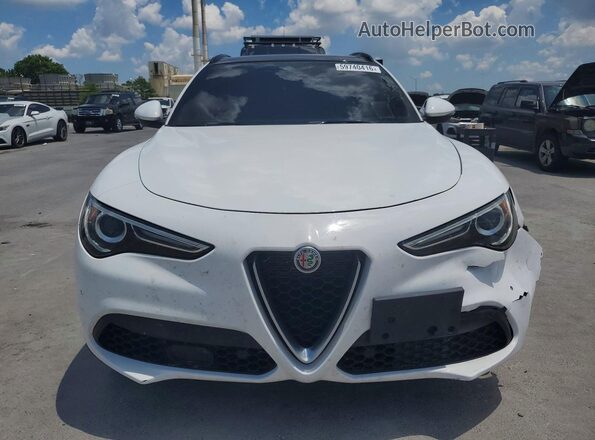 ZASPAKBN8K7C70241 2019 ALFA ROMEO STELVIO White Vista frontal