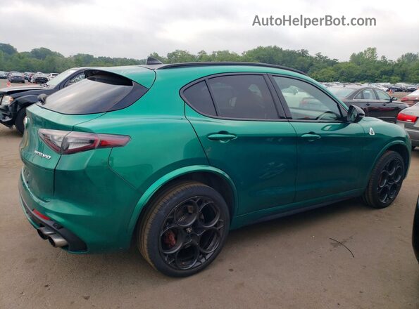ZASPAKEV3R7D79938 2024 ALFA ROMEO STELVIO Green Задня права чверть