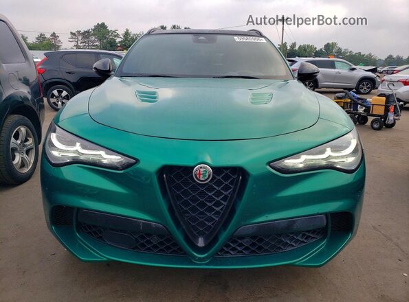 ZASPAKEV3R7D79938 2024 ALFA ROMEO STELVIO Green Вид спереду
