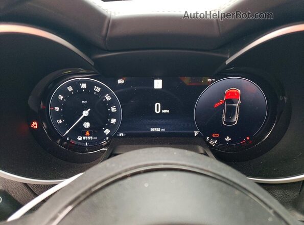 ZASPAKEV3R7D79938 2024 ALFA ROMEO STELVIO Green Вид щитка приладів