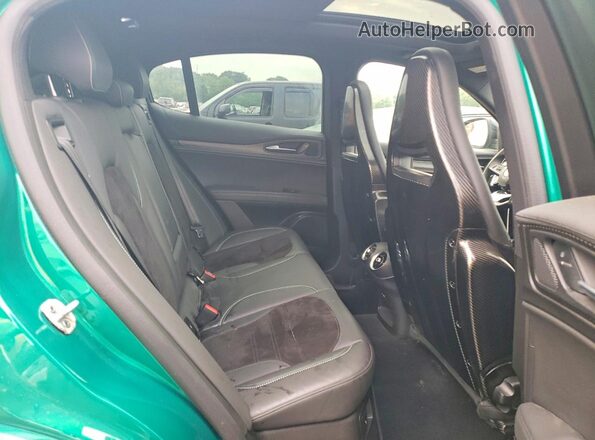 ZASPAKEV3R7D79938 2024 ALFA ROMEO STELVIO Green Вид задньої частини салону