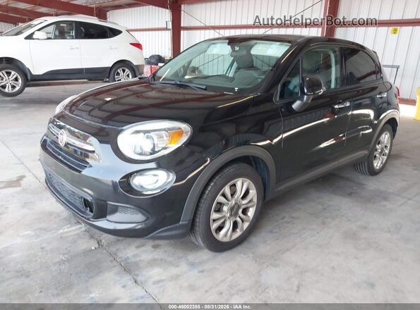 ZFBCFXBT0GP332580 2016 FIAT 500X Black Առջևի ձախ երեք քառորդ տեսարան