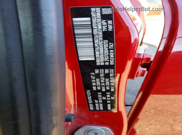 ZFBCFXDB5HP583753 2017 FIAT 500X Red Շարժիչի բաժամունքի տեսք