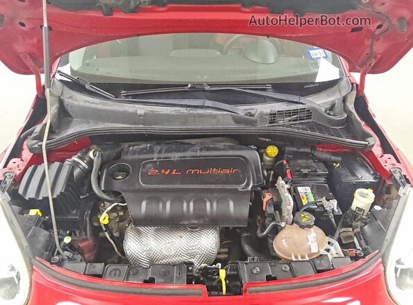 ZFBCFYBT5GP343277 2016 FIAT 500X Burgundy Vista interior trasera