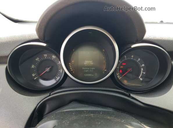 ZFBCFYCT0GP388660 2016 FIAT 500X Silver ხელსაწყოთა პანელის ხედი