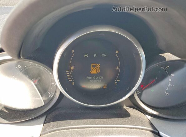 ZFBCFYDT6GP385034 2016 FIAT 500X Silver Սարքավորումների վահանակի տեսք