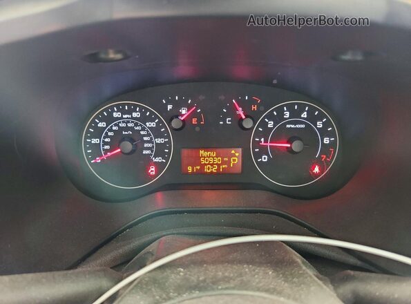 ZFBHRFAB9M6U07221 2021 RAM PROMASTER White Instrument cluster view