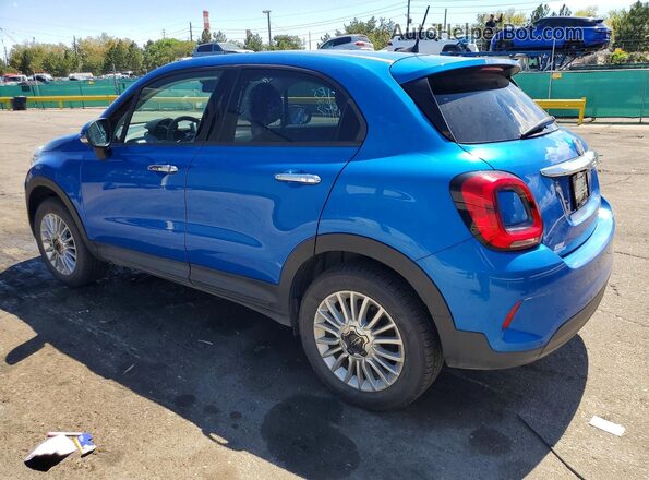 ZFBNF3A16MP920681 2021 FIAT 500X Blue Trasero izquierdo