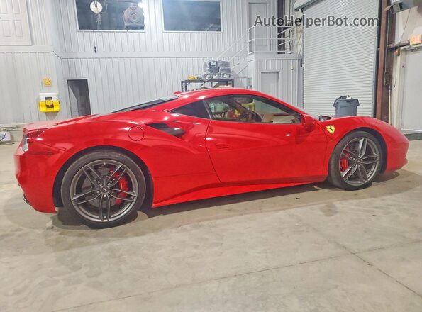 ZFF79ALA5G0214993 2016 FERRARI 488 Красный Задняя правая четверть
