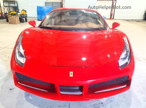 ZFF79ALA5G0214993 2016 FERRARI 488 Красный Вид спереди