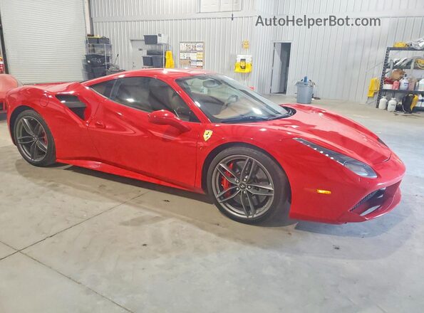 ZFF79ALA5G0214993 2016 FERRARI 488 Красный Передняя правая четверть