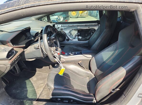 ZHWUC1ZF9FLA01185 2015 LAMBORGHINI HURACAN Silver Вид салону спереду