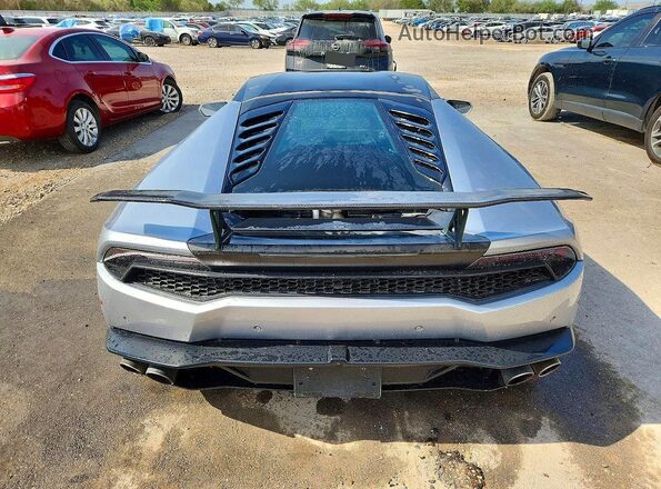 ZHWUC1ZF9FLA01185 2015 LAMBORGHINI HURACAN Silver Вид ззаду