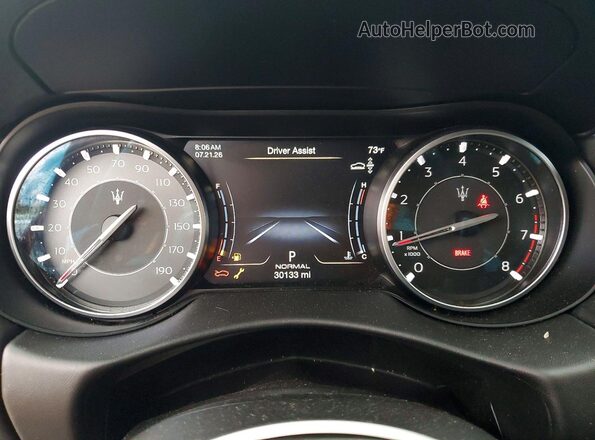 ZN661XUAXPX411540 2023 MASERATI LEVANTE Black Вид щитка приладів