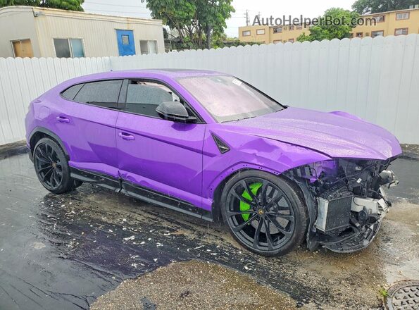 ZPBUA1ZL6NLA21550 2022 LAMBORGHINI URUS Purple Передня права чверть
