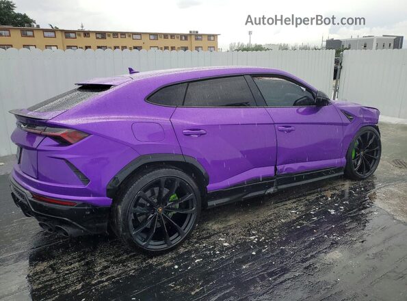 ZPBUA1ZL6NLA21550 2022 LAMBORGHINI URUS Purple Задня права чверть