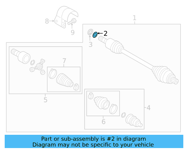 Cv Axle Shaft O 01M-323-255 - View 12