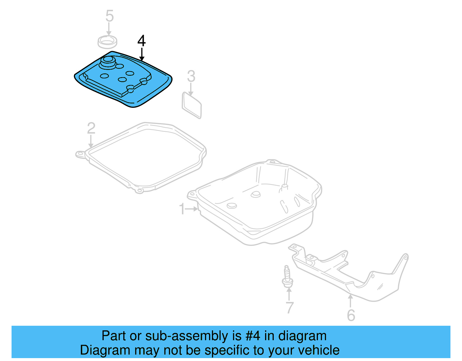 Transmission Oil Filter 01M-325-429 - View 12