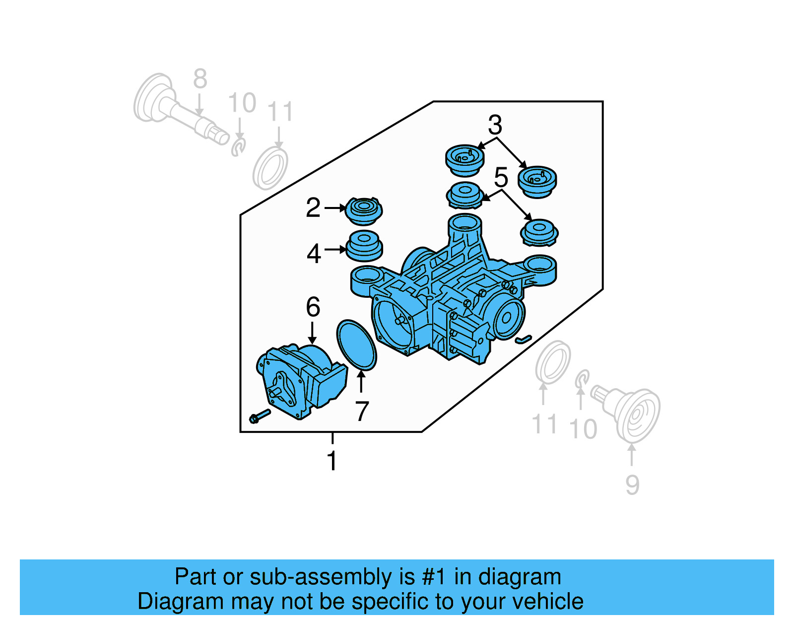 Differential Assembly 01Z-525-010-D - View 4