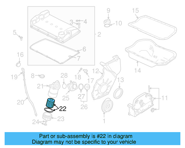 Oil Filter 021-115-562-A - View 33