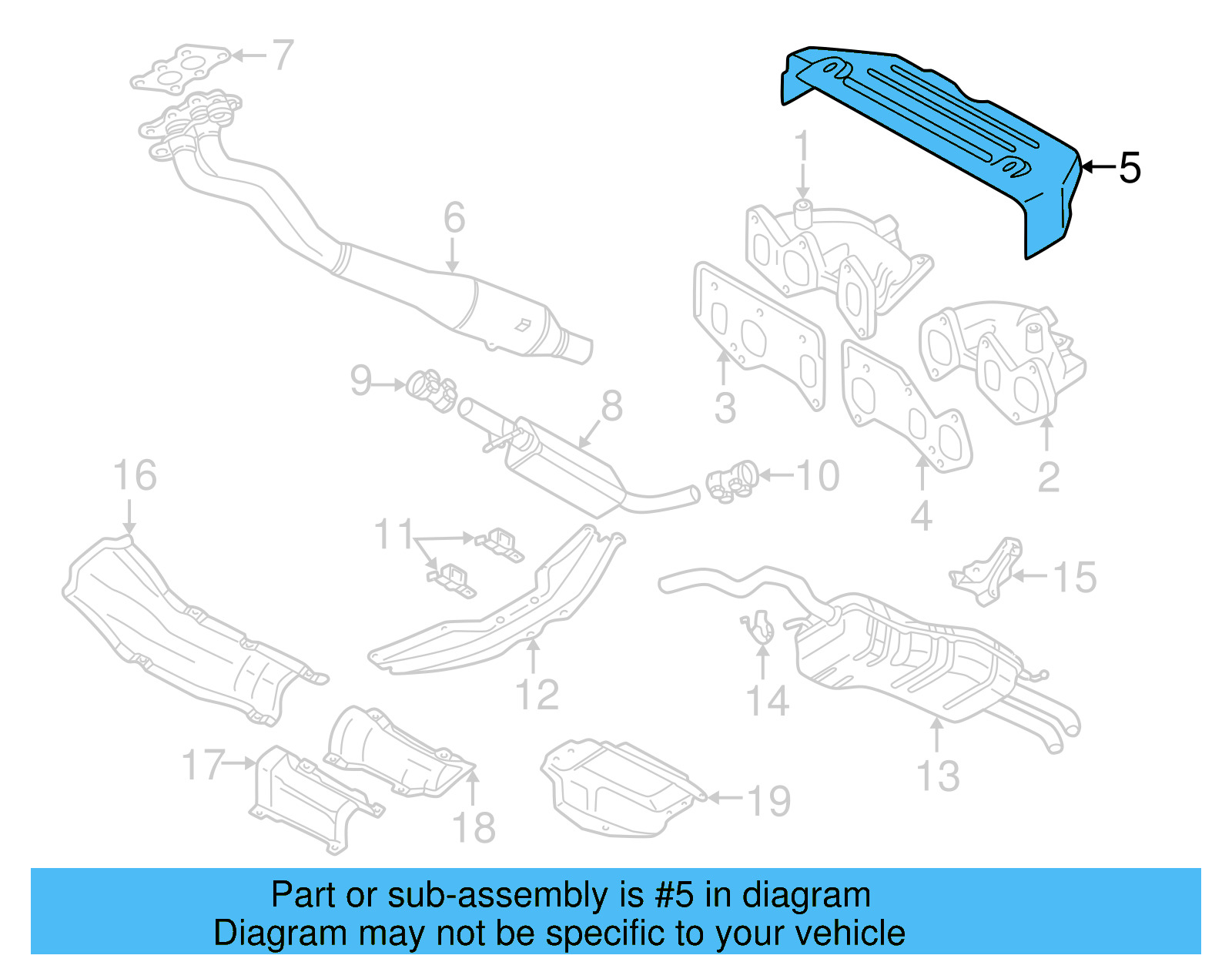 Heat Deflector 021-253-037-E - View 9