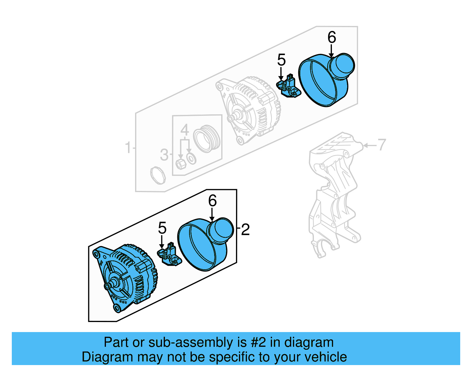 Alternator 021-903-016-X - View 5