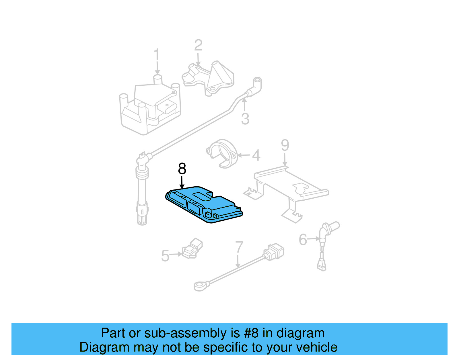 Engine Control Module (ECM) 06A-906-032-FQ - View 4