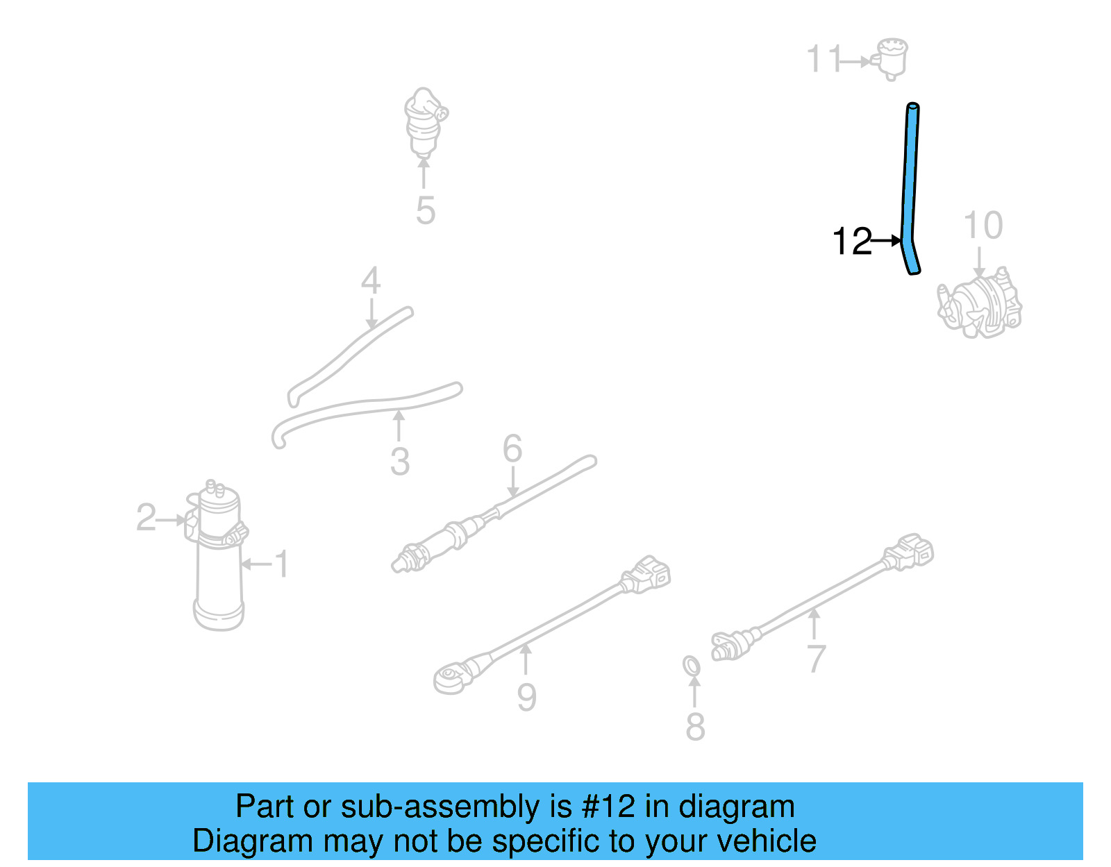Pressure Hose 021-906-272 - View 4