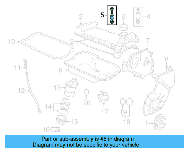 Valve Cover Mount Kit 022-103-831-B - View 15