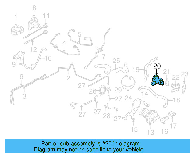 Secondary Air Injection Control Valve 022-131-351-A - View 5