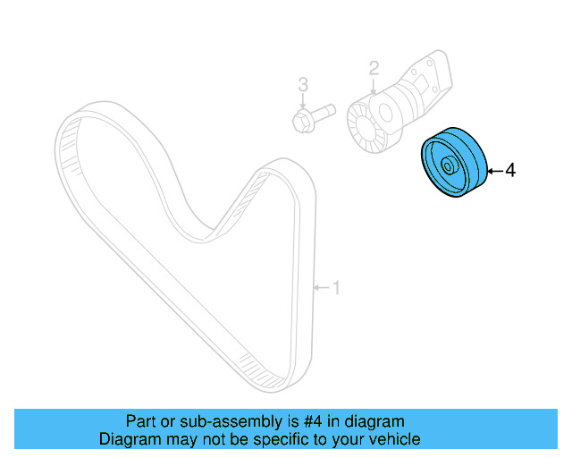 Idler Pulley 022-145-276-F - View 30