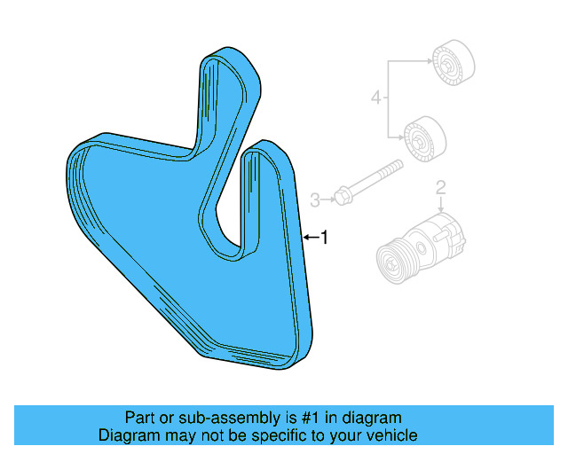 Serpentine Belt 022-145-933-AP - View 15