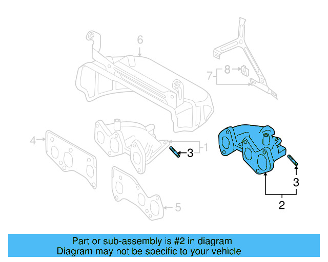 Exhaust Manifold 022-253-017-P - View 4