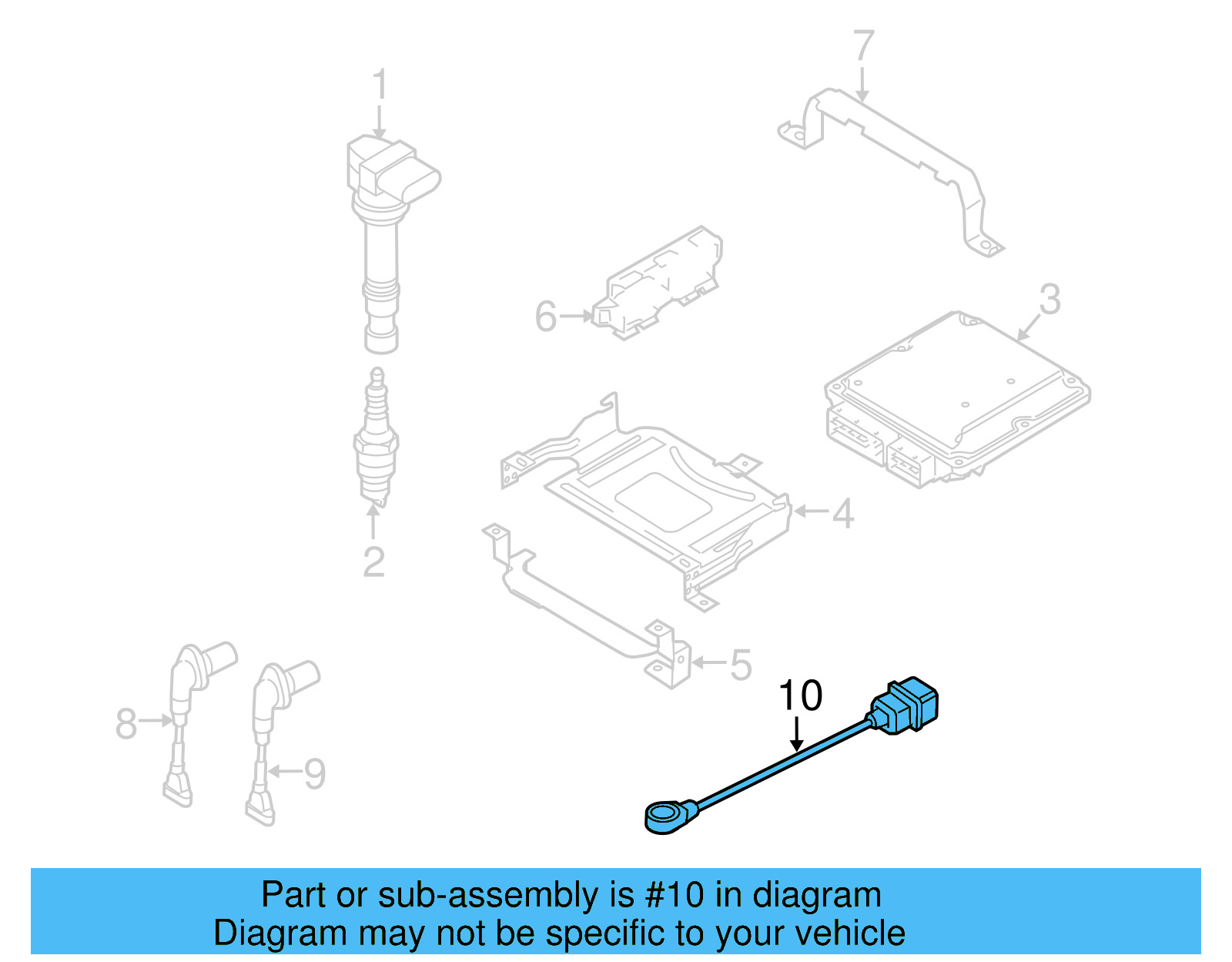 Knock Sensor 022-905-376 - View 16