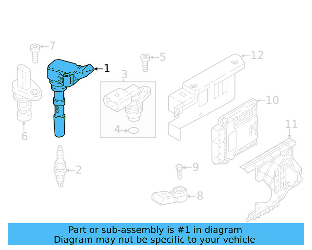 Ignition Coil 022-905-715-E - View 15