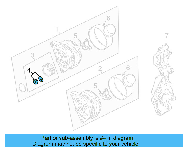 Pulley Hardware Kit 028-903-320-C - View 46