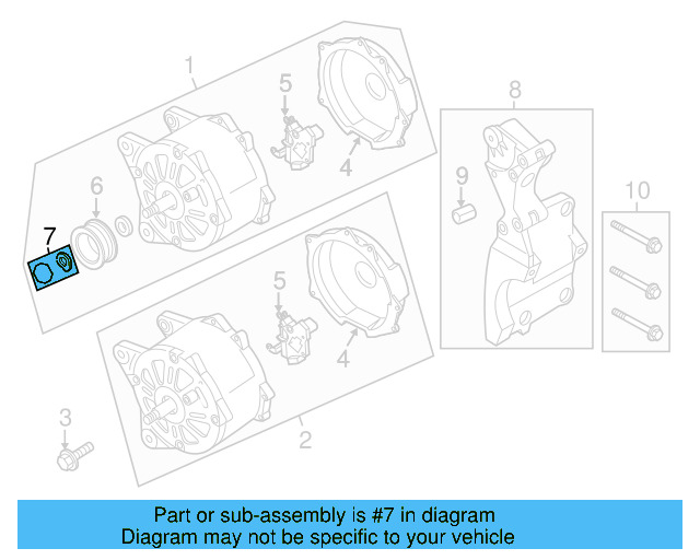 Pulley Hardware Kit 028-903-320-C - View 97