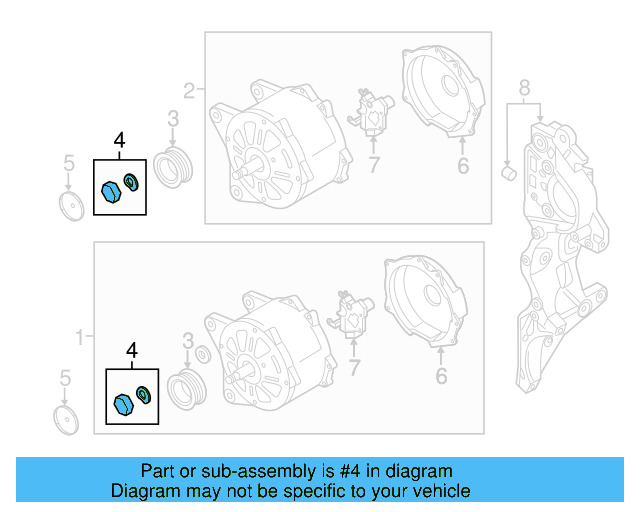 Pulley Hardware Kit 028-903-320-C - View 96