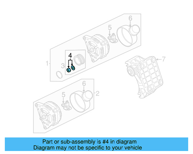 Pulley Hardware Kit 028-903-320-C - View 102