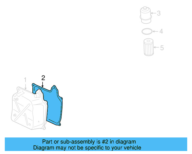 Automatic Transmission Cover Gasket 02E-321-371-E - View 59