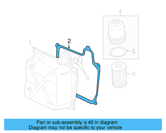 Automatic Transmission Cover Gasket 02E-321-371-E - View 5
