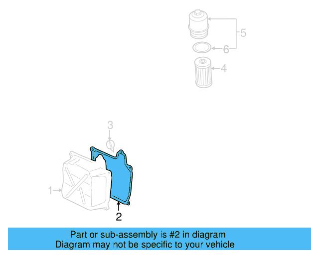 Automatic Transmission Cover Gasket 02E-321-371-E - View 53