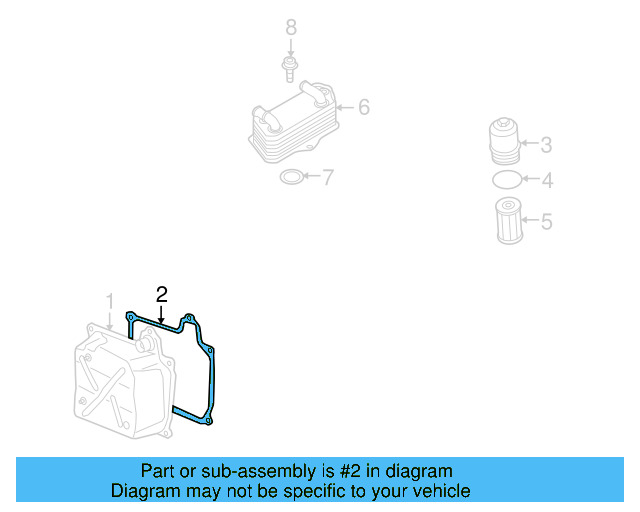 Automatic Transmission Cover Gasket 02E-321-371-E - View 12