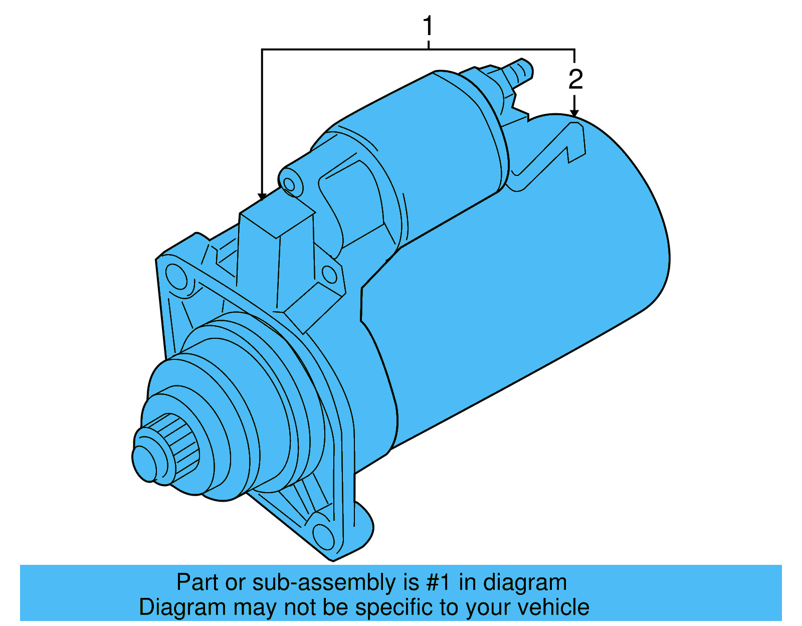 Starter Motor 02E-911-023-KX - View 6