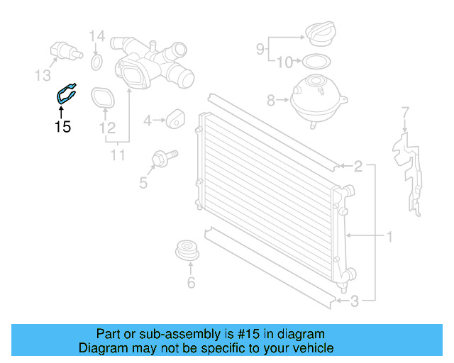 Engine Coolant Temperature Sensor C 032-121-142 - View 47