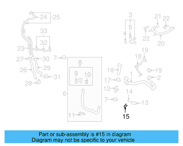 Temp Sensor Retainer Spring 032-121-142 - View 94