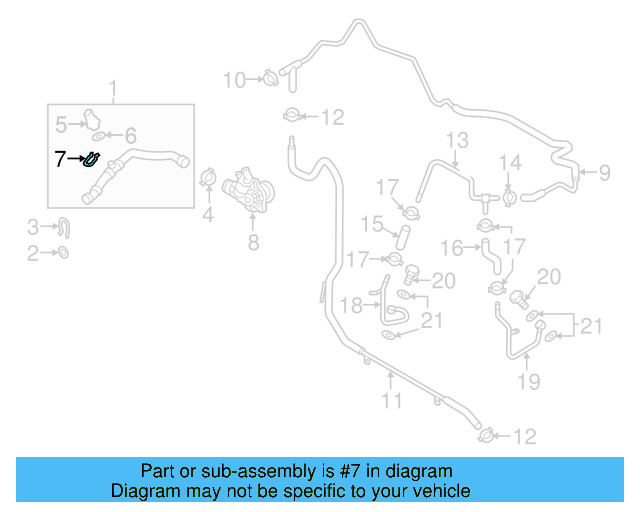 Temp Sensor Retainer Spring 032-121-142 - View 211