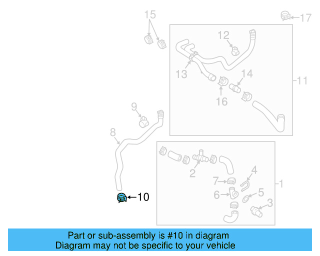 Temp Sensor Retainer Spring 032-121-142 - View 7