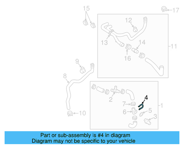 Temp Sensor Retainer Spring 032-121-142 - View 9