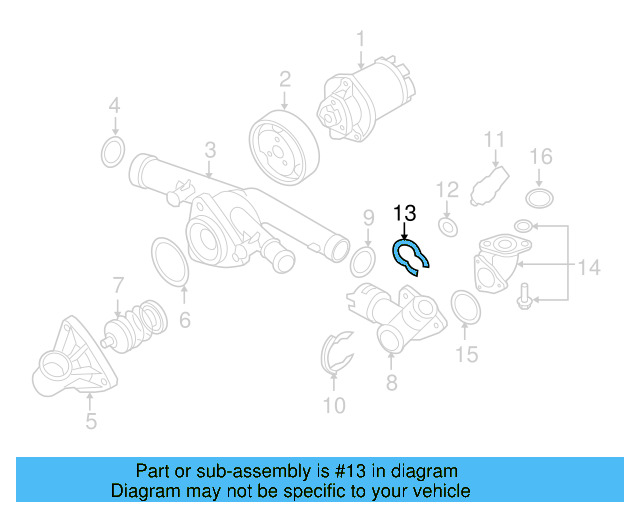 Temp Sensor Retainer Spring 032-121-142 - View 143